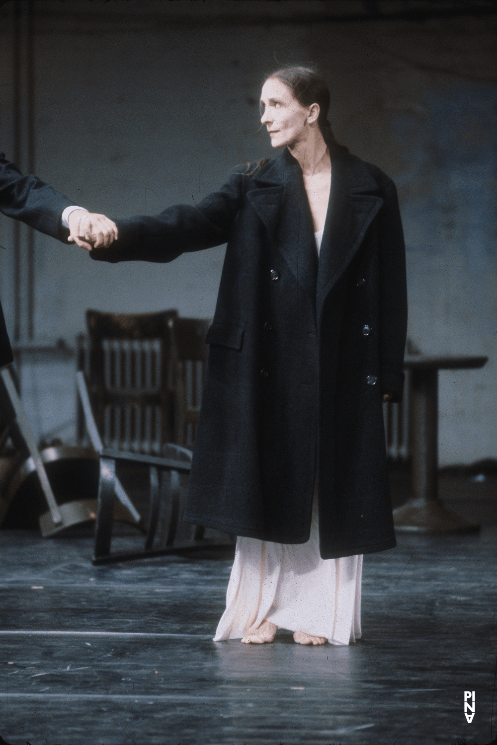 Pina Bausch in “Café Müller” by Pina Bausch at Kampnagelfabrik Hamburg, season 1984/85