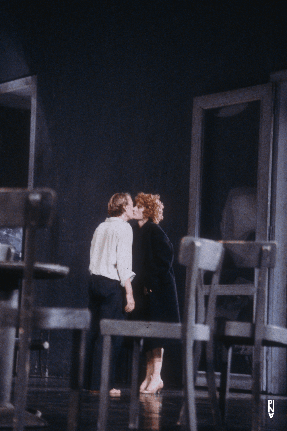 Dominique Mercy and Nazareth Panadero in “Café Müller” by Pina Bausch