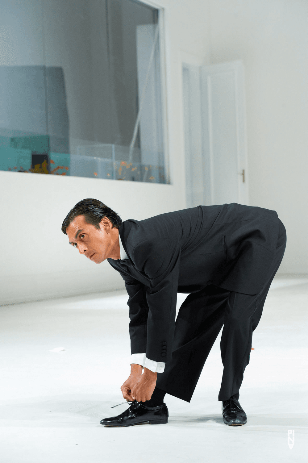 Eddie Martinez in “Two Cigarettes in the Dark” by Pina Bausch with Tanztheater Wuppertal at Opernhaus Wuppertal (Germany), Aug. 29, 2012