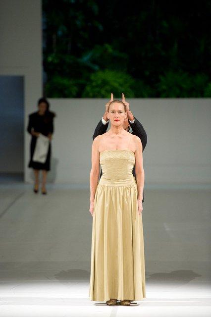 Julie Shanahan in “Two Cigarettes in the Dark” by Pina Bausch with Tanztheater Wuppertal at Opéra de Paris Garnier (France), Aug. 31, 2014