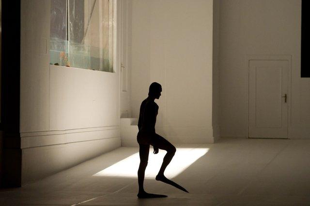 Pablo Aran Gimeno in “Two Cigarettes in the Dark” by Pina Bausch with Tanztheater Wuppertal at Opéra de Paris Garnier (France), Aug. 31, 2014