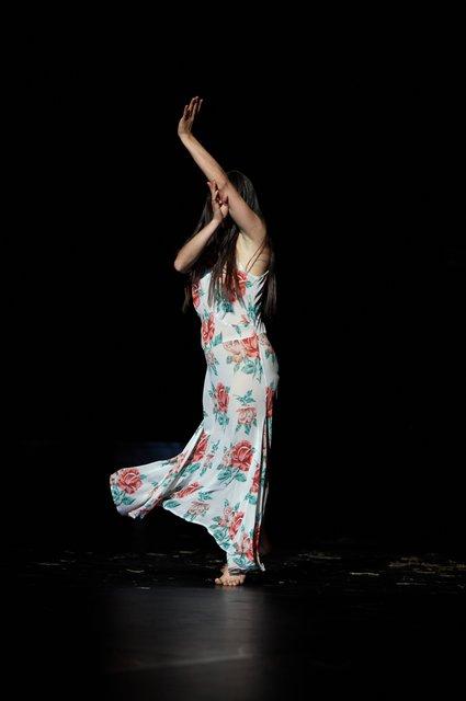 Silvia Farias Heredia in „Danzón“ von Pina Bausch mit Tanztheater Wuppertal im Schauspielhaus Wuppertal (Deutschland), 10. Oktober 2007