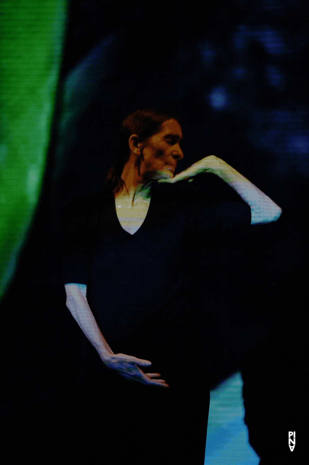 Pina Bausch in „Danzón“ von Pina Bausch mit Tanztheater Wuppertal im Schauspielhaus Wuppertal (Deutschland), 10. Oktober 2007