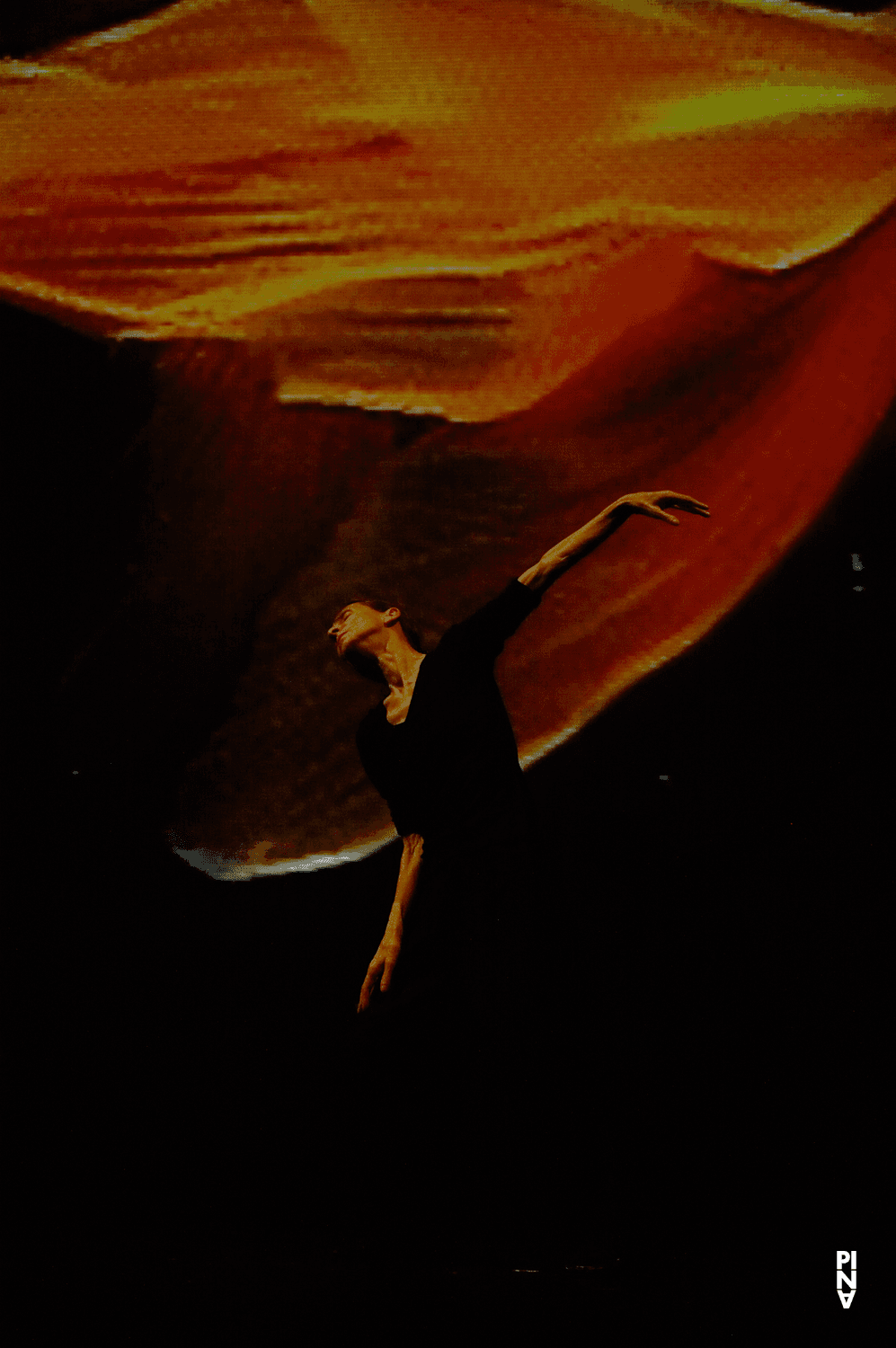 Pina Bausch dans « Danzón » de Pina Bausch avec Tanztheater Wuppertal au Schauspielhaus Wuppertal (Allemagne), 10 octobre 2007
