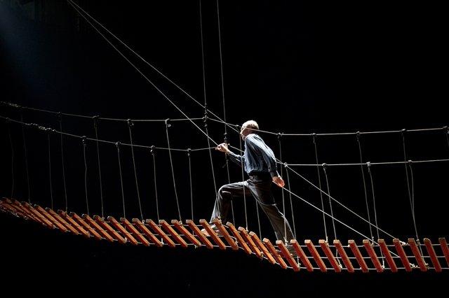 Andrey Berezin in “Der Fensterputzer (The Window Washer)” by Pina Bausch with Tanztheater Wuppertal at Opernhaus Wuppertal (Germany), Nov. 3, 2011