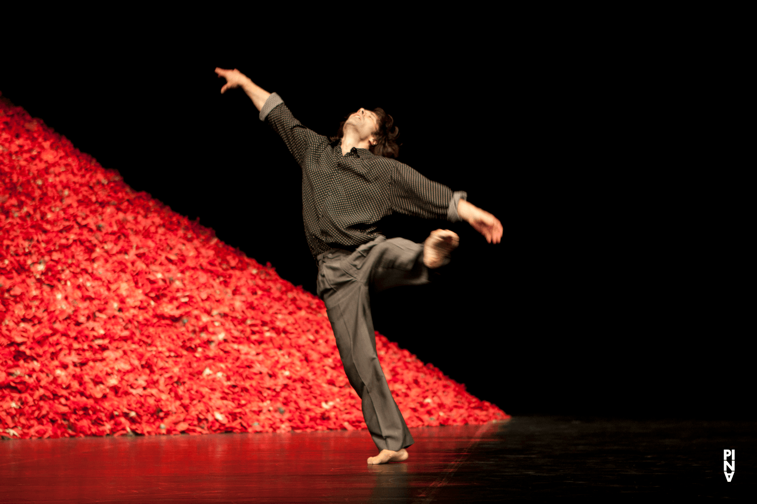 Rainer Behr in “Der Fensterputzer (The Window Washer)” by Pina Bausch with Tanztheater Wuppertal at Opernhaus Wuppertal (Germany), Nov. 3, 2011