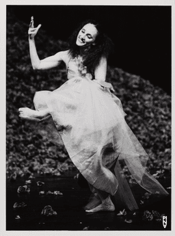 Nazareth Panadero in « Der Fensterputzer (Le laveur de vitres) » de Pina Bausch | Photo: Uwe Stratmann