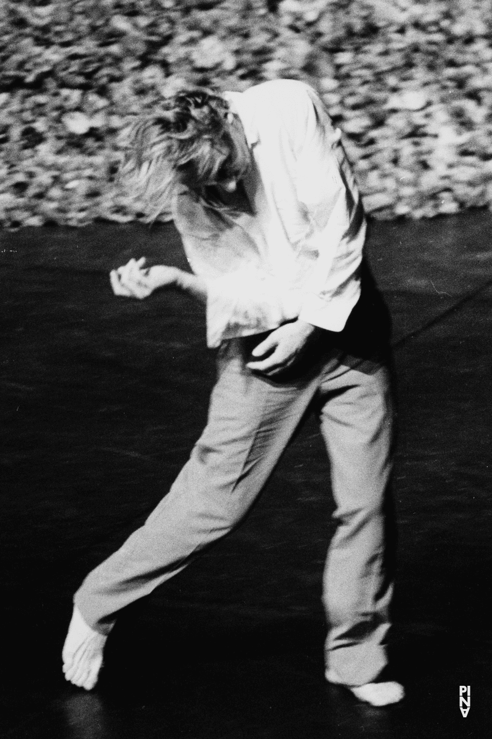 Dominique Mercy dans « Der Fensterputzer (Le laveur de vitres) » de Pina Bausch
