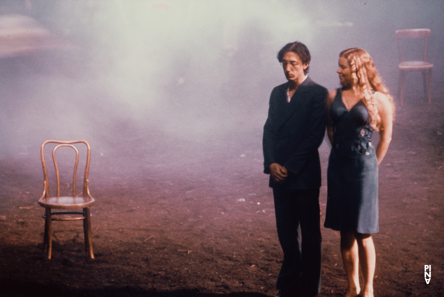 Melanie Lien Palm und Jean Laurent Sasportes in „Auf dem Gebirge hat man ein Geschrei gehört“ von Pina Bausch, 12. Mai 1984