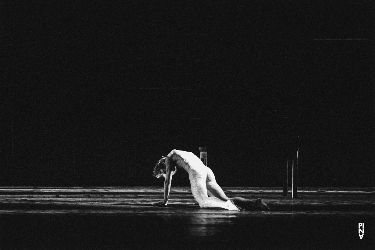 Dominique Mercy in „Iphigenie auf Tauris“ von Pina Bausch mit Tanztheater Wuppertal im Opernhaus Wuppertal (Deutschland), 20. April 1974