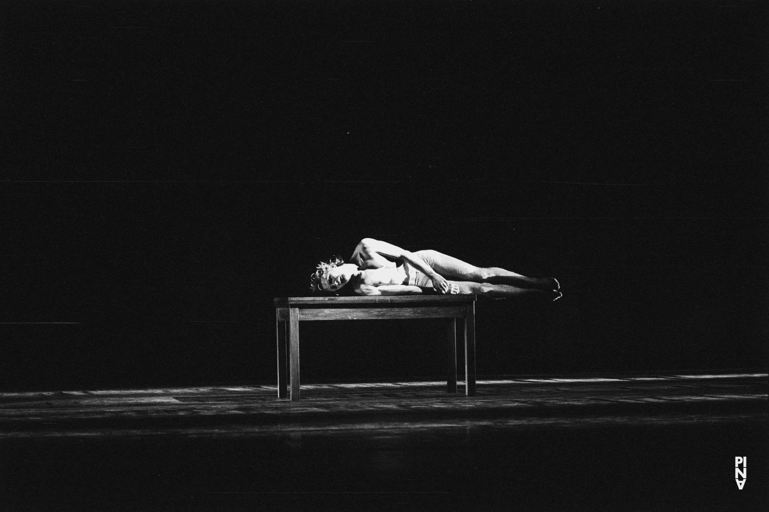 Dominique Mercy in “Iphigenie auf Tauris” by Pina Bausch with Tanztheater Wuppertal at Opernhaus Wuppertal (Germany), April 20, 1974