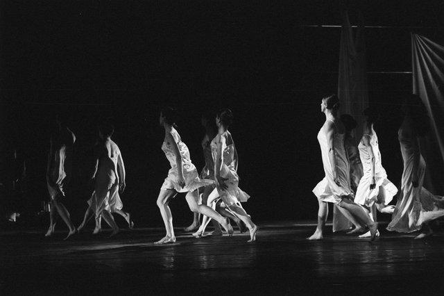 “Iphigenie auf Tauris” by Pina Bausch with Tanztheater Wuppertal at Opernhaus Wuppertal (Germany), April 20, 1974