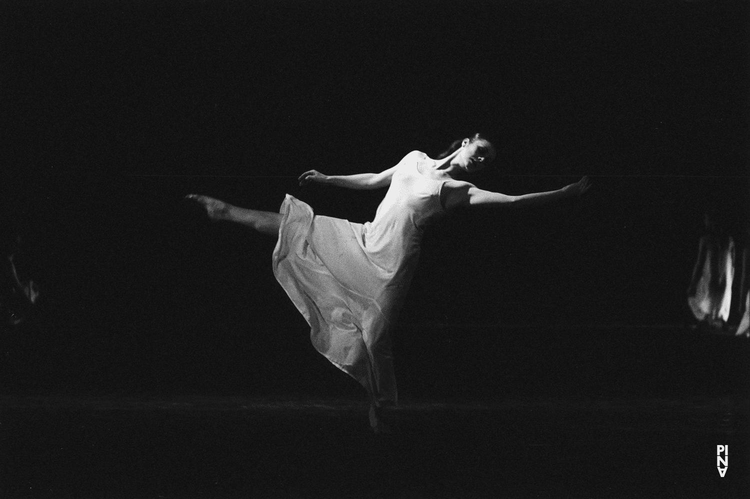 Malou Airaudo in “Iphigenie auf Tauris” by Pina Bausch with Tanztheater Wuppertal at Opernhaus Wuppertal (Germany), April 20, 1974