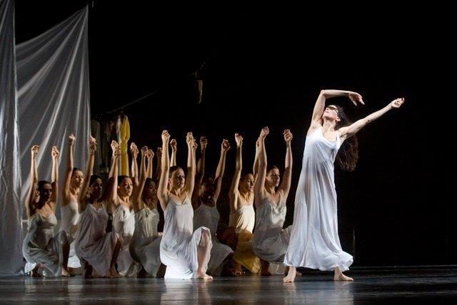 “Iphigenie auf Tauris” by Pina Bausch with Tanztheater Wuppertal at Opernhaus Wuppertal (Germany), Jan. 28, 2010