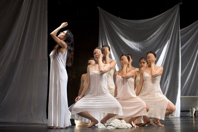 “Iphigenie auf Tauris” by Pina Bausch with Tanztheater Wuppertal at Opernhaus Wuppertal (Germany), Jan. 28, 2010
