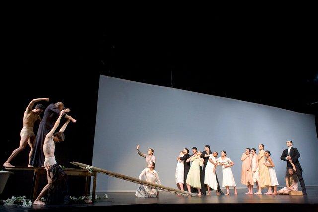 “Iphigenie auf Tauris” by Pina Bausch with Tanztheater Wuppertal at Opernhaus Wuppertal (Germany), Jan. 28, 2010