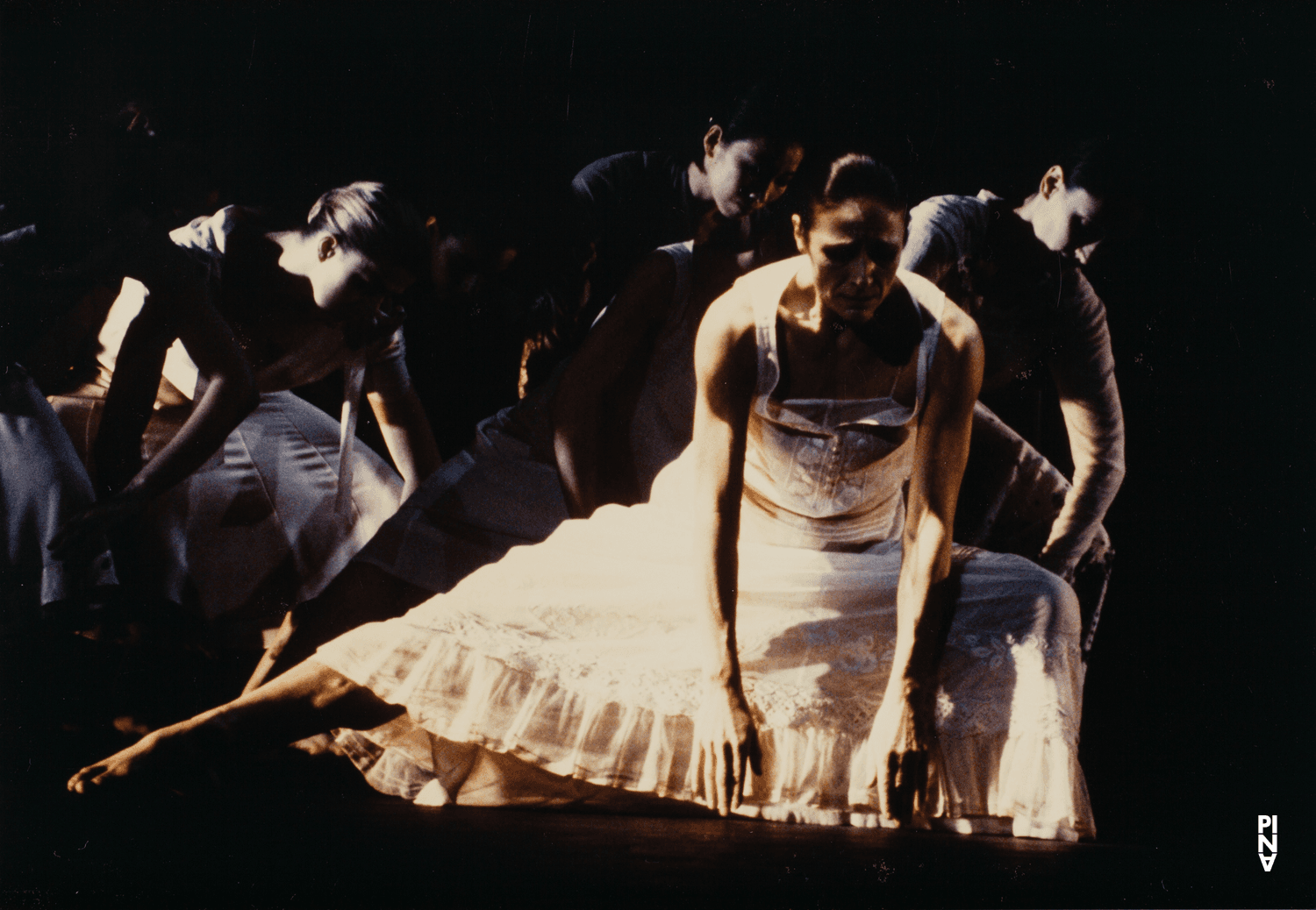 Barbara Kaufmann, Malou Airaudo and Mariko Aoyama in “Iphigenie auf Tauris” by Pina Bausch