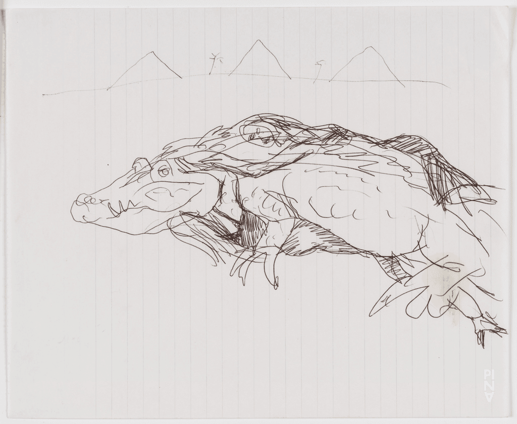 Drawing: Rolf Borzik © Pina Bausch Foundation
