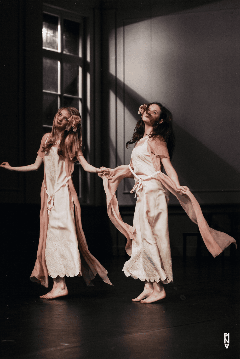 Joy Wonnenberg and Kim Christin Lörken in “Kontakthof. With Teenagers over 14” by Pina Bausch