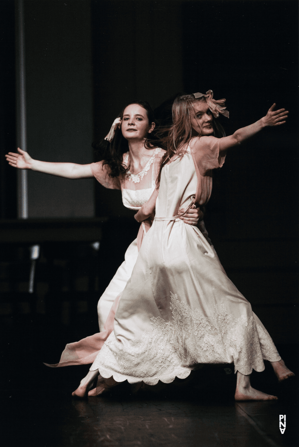 Joy Wonnenberg and Kim Christin Lörken in “Kontakthof. With Teenagers over 14” by Pina Bausch