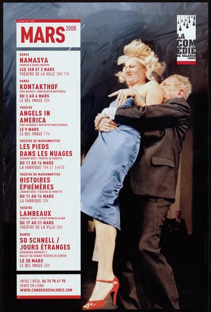 Affiche de « Kontakthof. Avec des dames et messieurs de plus de 65 ans » de Pina Bausch à Vannes, 7 mai 2008 – 8 mai 2008