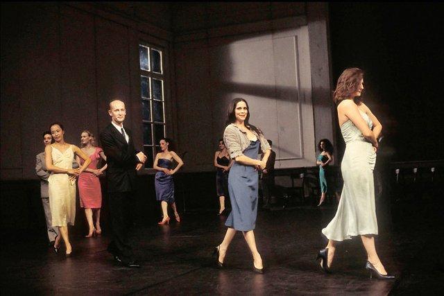 “Kontakthof” by Pina Bausch with Tanztheater Wuppertal at Théâtre de la Ville Paris (France), June 25, 1996