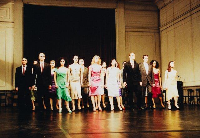 „Kontakthof“ von Pina Bausch mit Tanztheater Wuppertal im Schauspielhaus Wuppertal (Deutschland), 21. Februar 2000