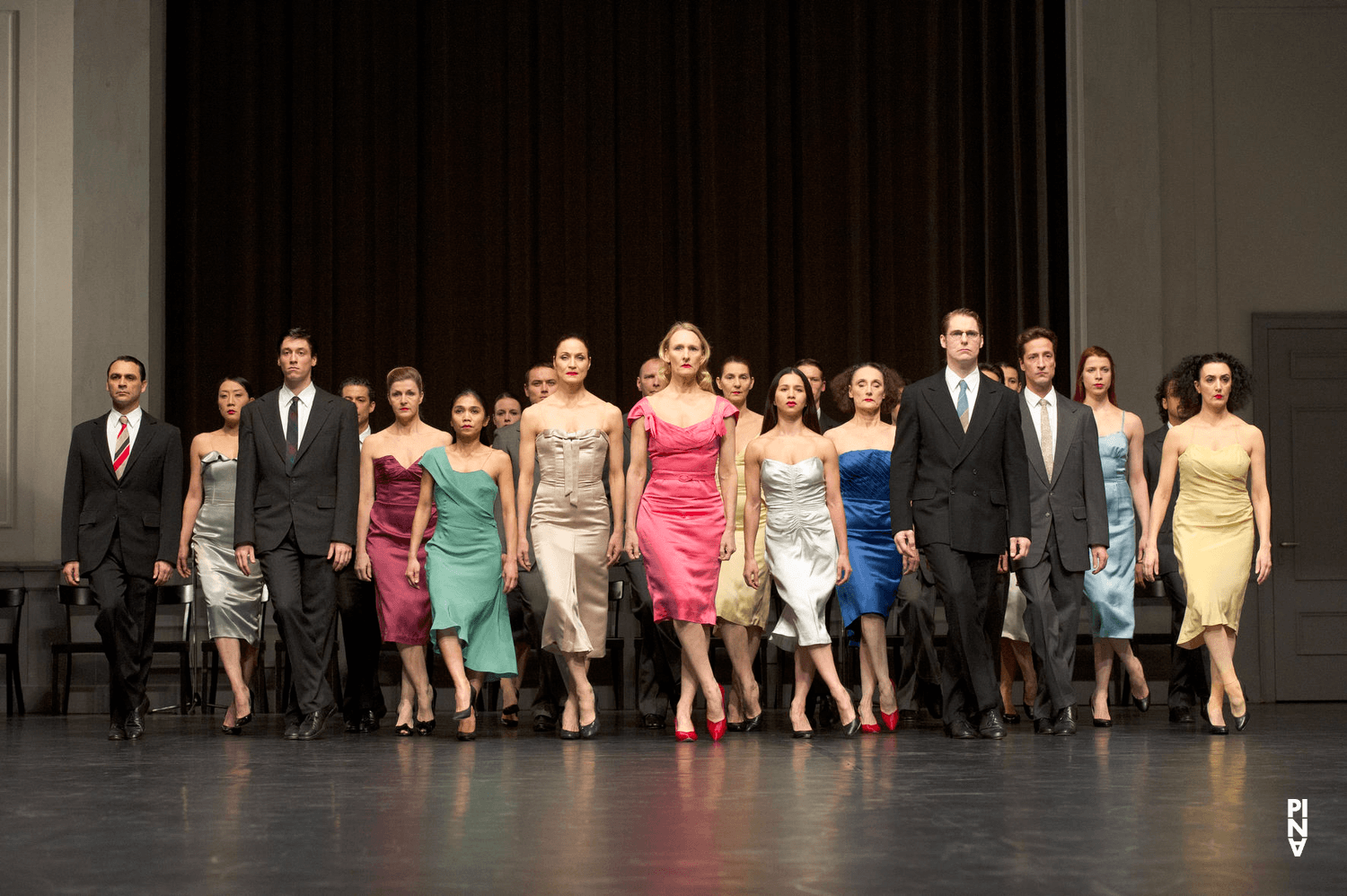 « Kontakthof » de Pina Bausch avec Tanztheater Wuppertal à l'Opernhaus Wuppertal (Allemagne), 6 mars 2013