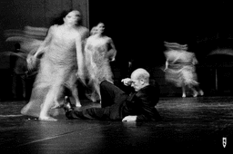 Jakob Haahr Andersen, Ruth Amarante and Julie Anne Stanzak in “Kontakthof” by Pina Bausch | Photo: Maarten Vanden Abeele