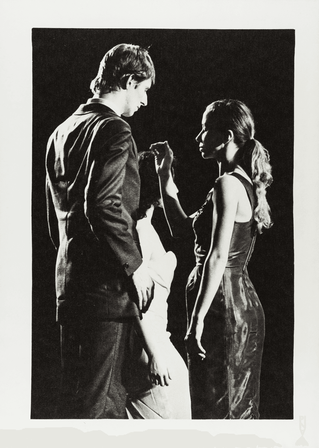 Lutz  Förster, Monika Sagon and Beatrice Libonati in “Kontakthof” by Pina Bausch