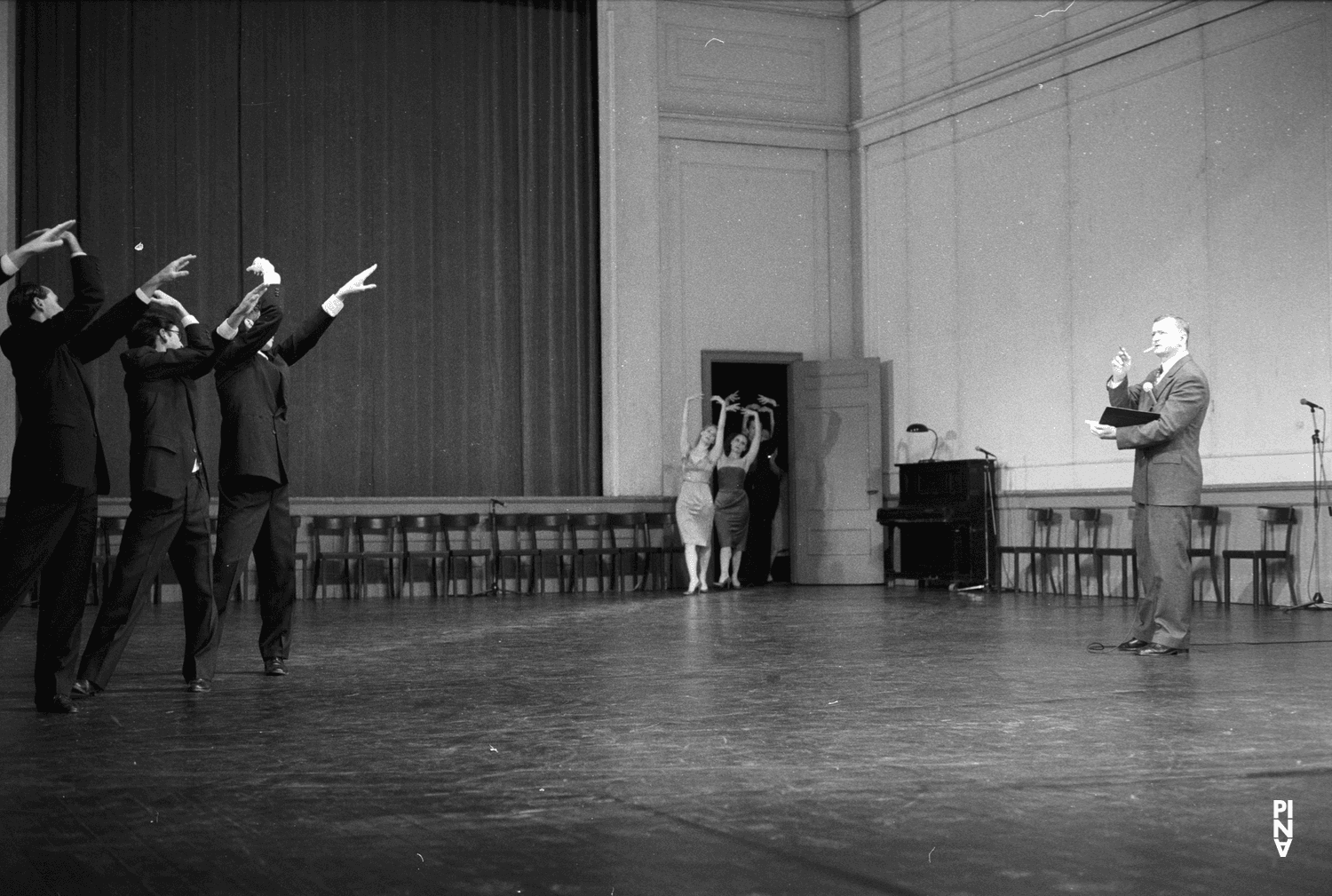 Jan Minařík, Julie Shanahan and Nazareth Panadero in “Kontakthof” by Pina Bausch