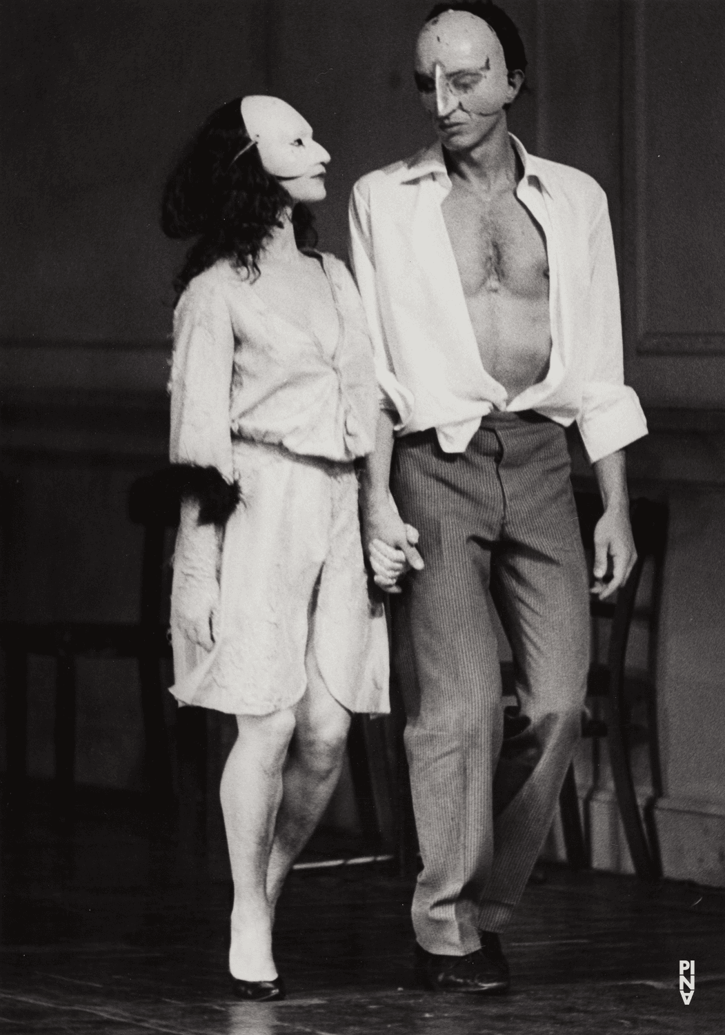 Fernando Cortizo and Beatrice Libonati in “Kontakthof” by Pina Bausch