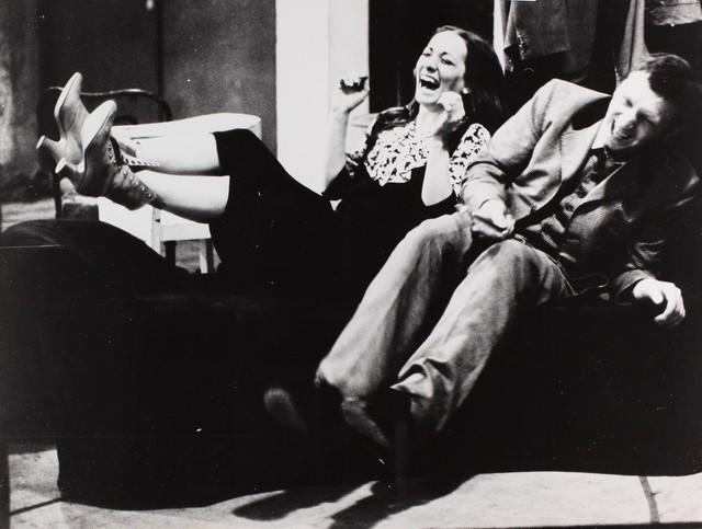 Hans Dieter Knebel and Vivienne Newport in “He Takes Her by The Hand and Leads Her Into the Castle, The Others Follow” by Pina Bausch