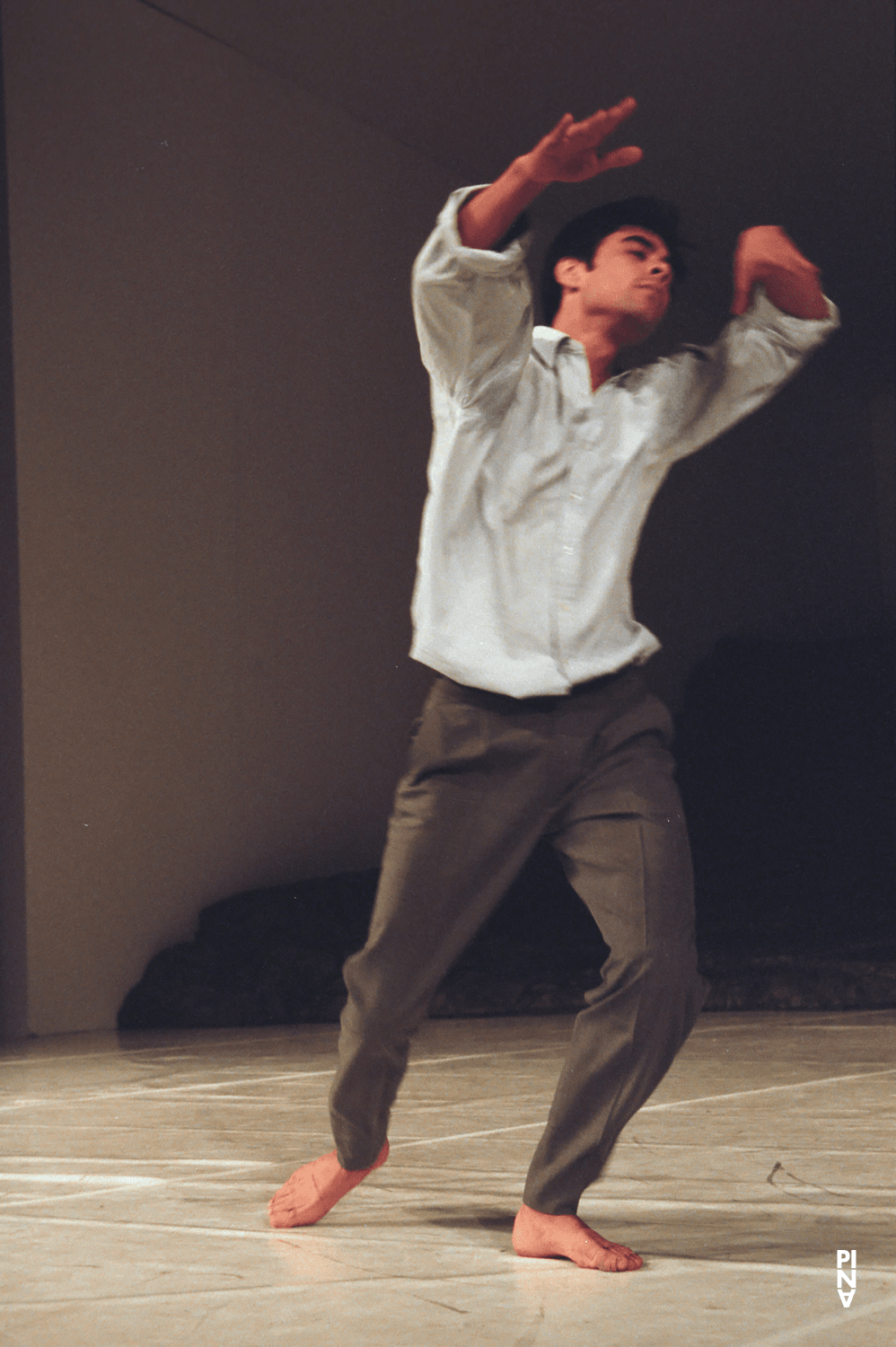 Kenji Takagi in “Masurca Fogo” by Pina Bausch with Tanztheater Wuppertal at Aalto Theater Essen (Germany), Nov. 22, 2008