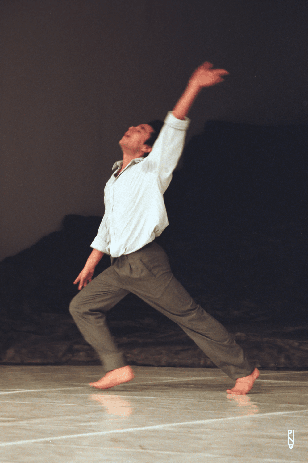 Kenji Takagi in “Masurca Fogo” by Pina Bausch with Tanztheater Wuppertal at Aalto Theater Essen (Germany), Nov. 22, 2008