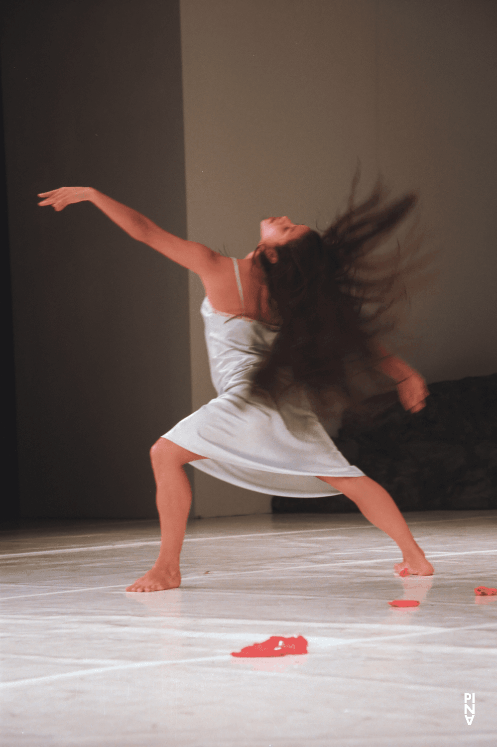Silvia Farias Heredia in “Masurca Fogo” by Pina Bausch with Tanztheater Wuppertal at Aalto Theater Essen (Germany), Nov. 22, 2008