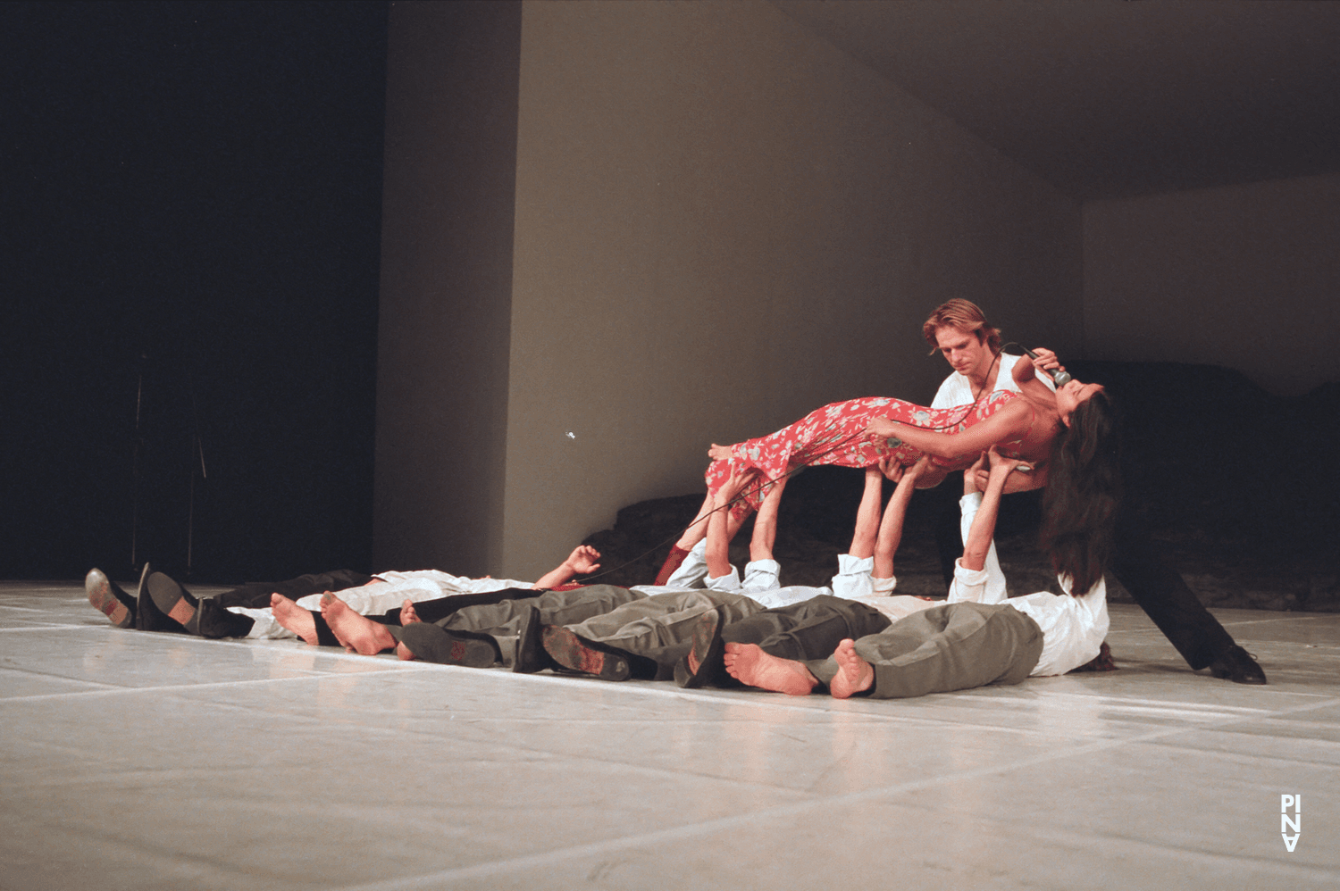 Michael Strecker and Silvia Farias Heredia in “Masurca Fogo” by Pina Bausch with Tanztheater Wuppertal at Aalto Theater Essen (Germany), Nov. 22, 2008