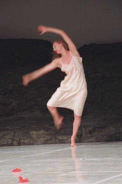 Julie Shanahan in “Masurca Fogo” by Pina Bausch with Tanztheater Wuppertal at Aalto Theater Essen (Germany), Nov. 22, 2008