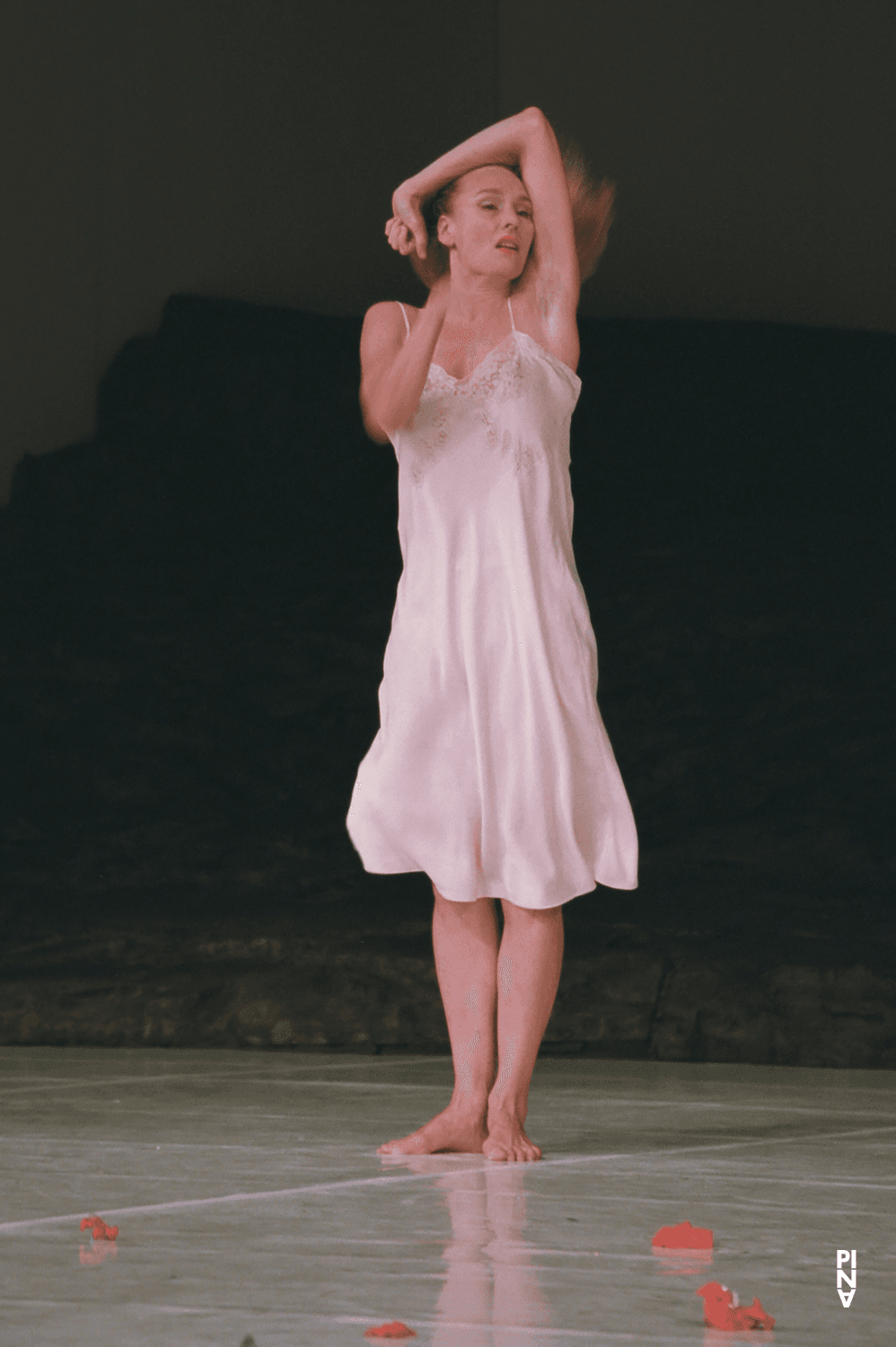 Julie Shanahan in “Masurca Fogo” by Pina Bausch with Tanztheater Wuppertal at Aalto Theater Essen (Germany), Nov. 22, 2008