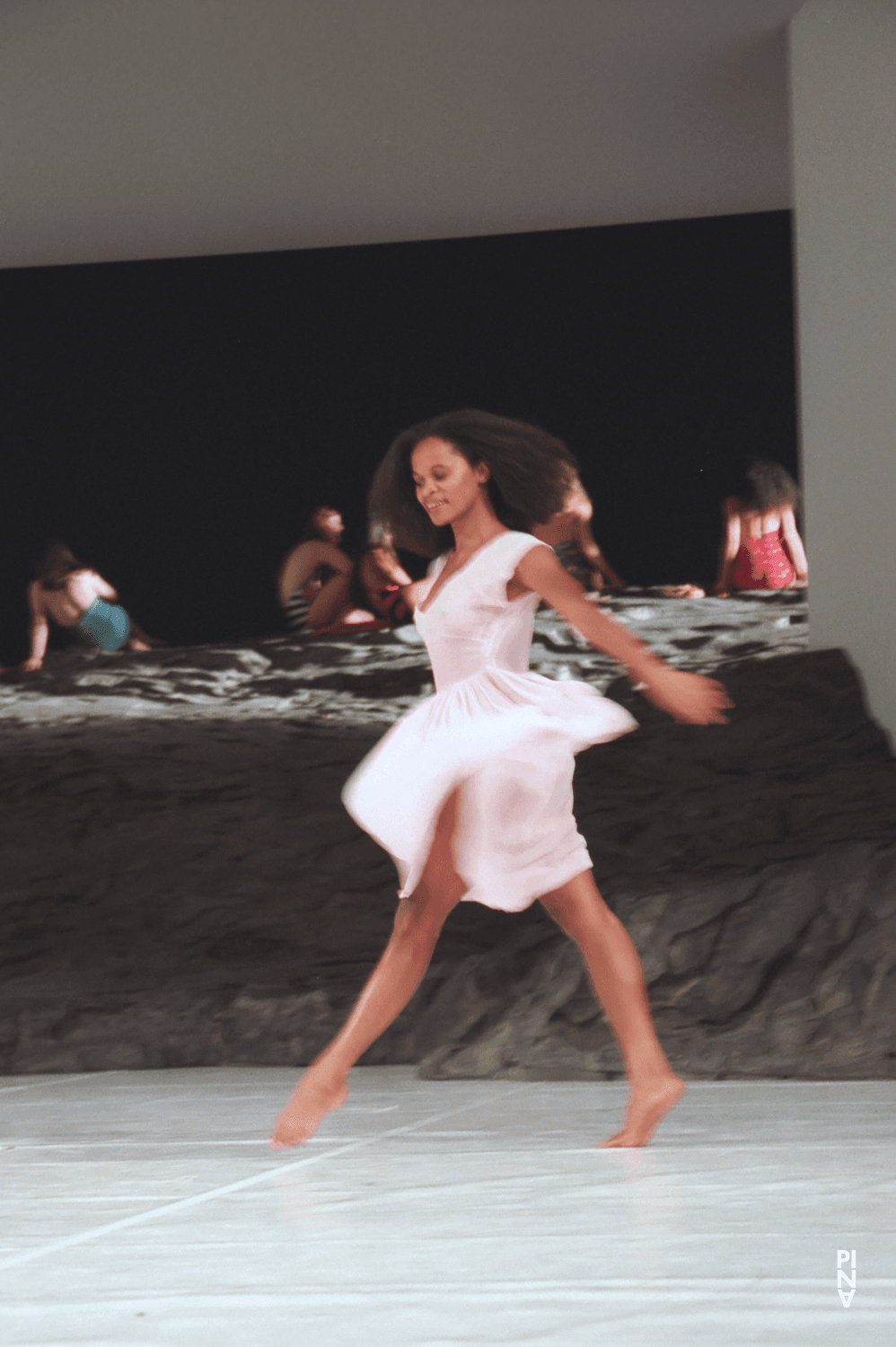 Regina Advento dans « Masurca Fogo » de Pina Bausch avec Tanztheater Wuppertal au Aalto Theater Essen (Allemagne), 22 novembre 2008