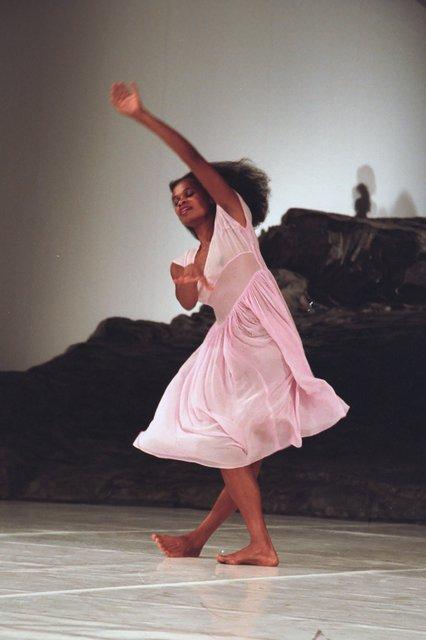 Regina Advento in “Masurca Fogo” by Pina Bausch with Tanztheater Wuppertal at Aalto Theater Essen (Germany), Nov. 22, 2008