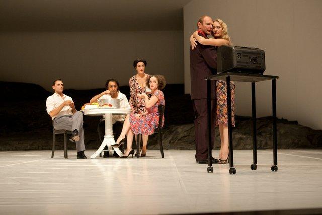 “Masurca Fogo” by Pina Bausch with Tanztheater Wuppertal at Opernhaus Wuppertal (Germany), Sept. 19, 2012