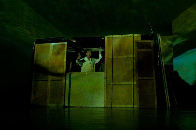 Dominique Mercy in “Masurca Fogo” by Pina Bausch with Tanztheater Wuppertal at Opernhaus Wuppertal (Germany), Sept. 19, 2012