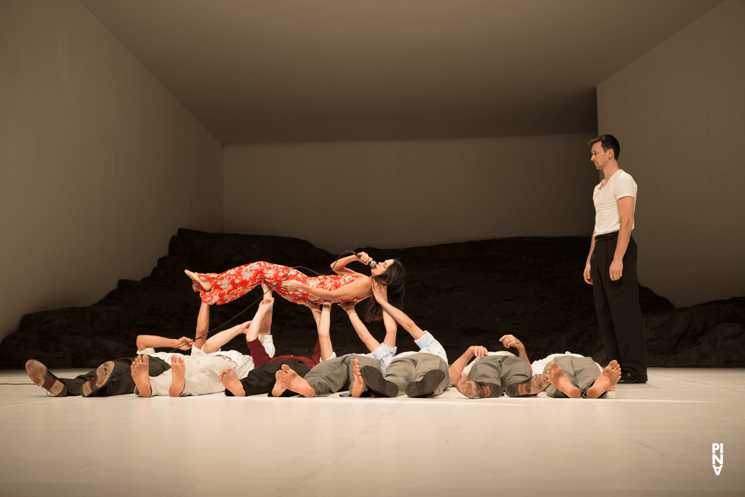Ruth Amarante and Michael Carter in “Masurca Fogo” by Pina Bausch with Tanztheater Wuppertal at Opernhaus Wuppertal (Germany), March 24, 2015