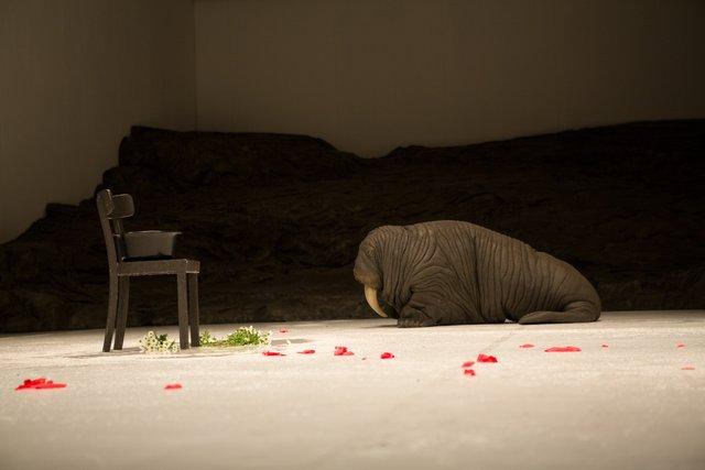 “Masurca Fogo” by Pina Bausch with Tanztheater Wuppertal at Opernhaus Wuppertal (Germany), March 24, 2015
