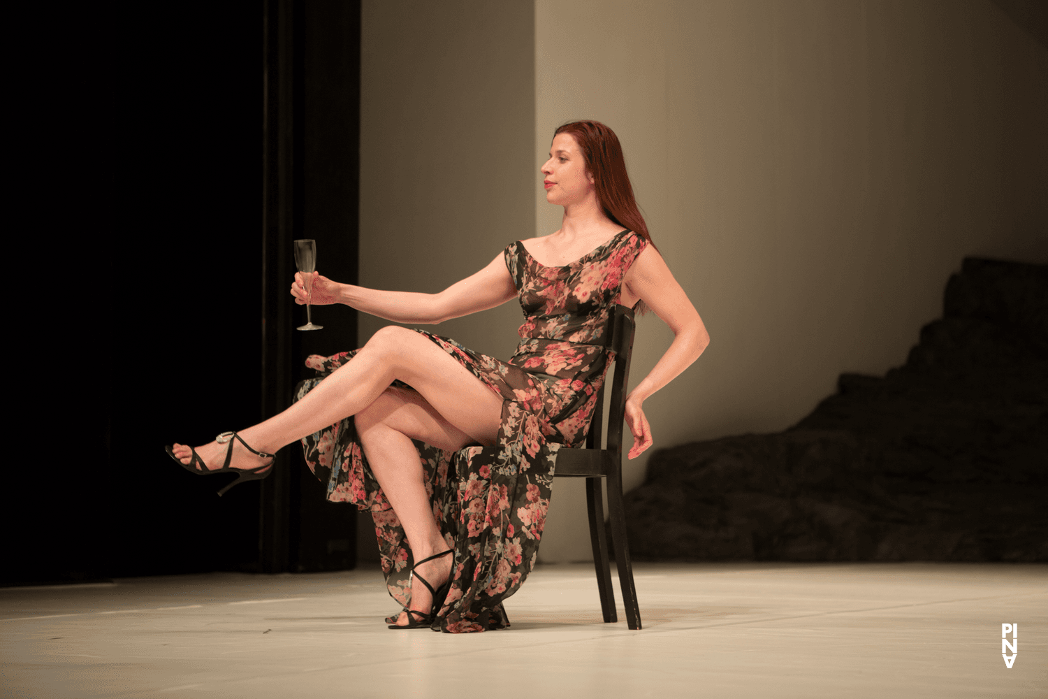 Anna Wehsarg in “Masurca Fogo” by Pina Bausch with Tanztheater Wuppertal at Opernhaus Wuppertal (Germany), March 24, 2015
