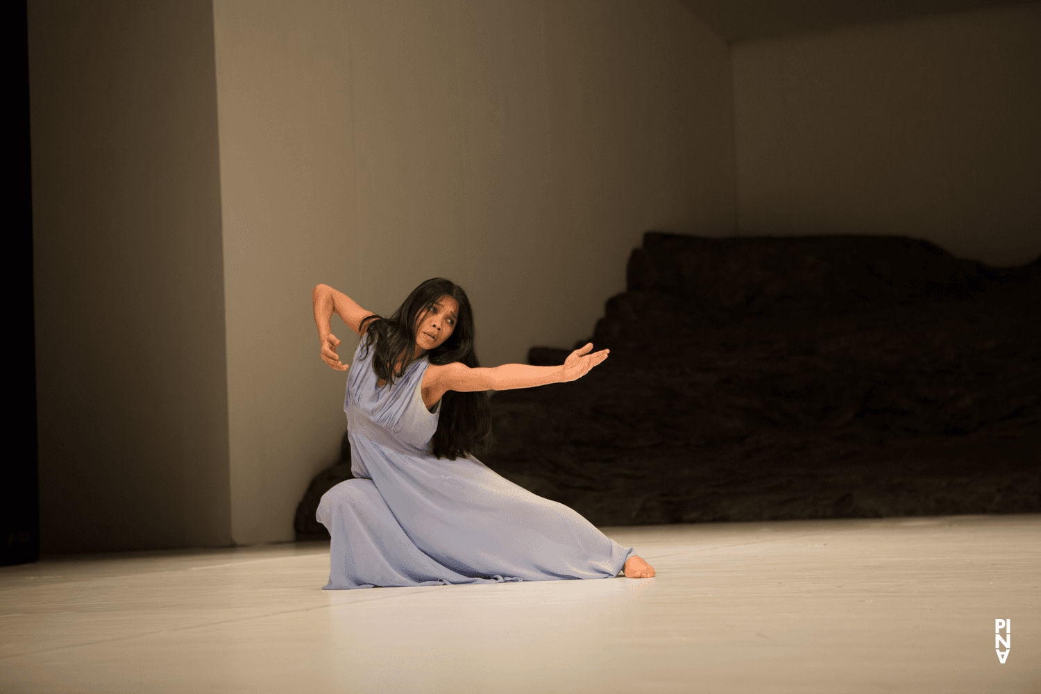 Ditta Miranda Jasjfi in “Masurca Fogo” by Pina Bausch with Tanztheater Wuppertal at Opernhaus Wuppertal (Germany), March 24, 2015
