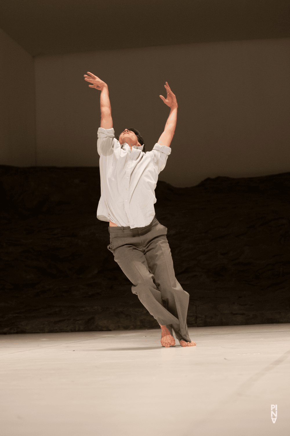 Aleš Čuček in “Masurca Fogo” by Pina Bausch with Tanztheater Wuppertal at Opernhaus Wuppertal (Germany), March 24, 2015