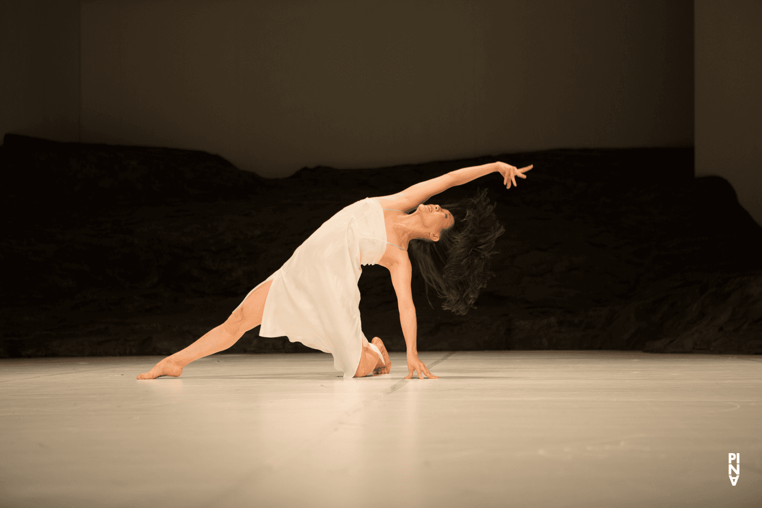 Azusa Seyama in “Masurca Fogo” by Pina Bausch with Tanztheater Wuppertal at Opernhaus Wuppertal (Germany), March 24, 2015