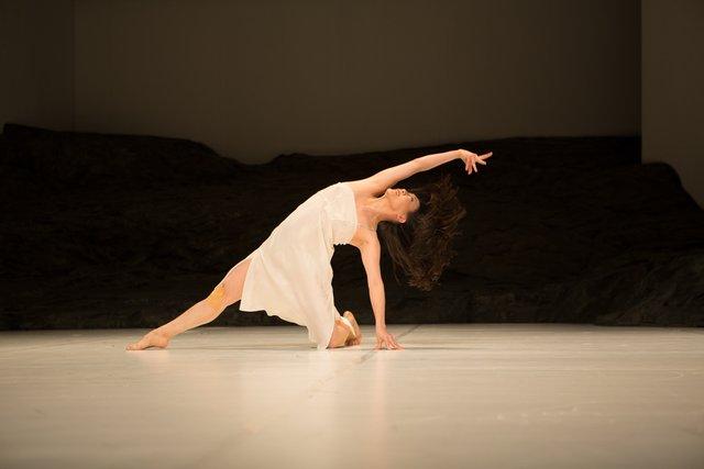 Azusa Seyama in “Masurca Fogo” by Pina Bausch with Tanztheater Wuppertal at Opernhaus Wuppertal (Germany), March 24, 2015